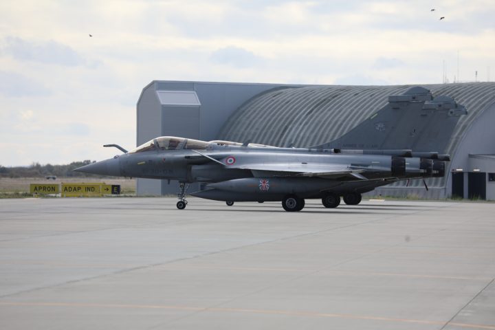 Aeronave ale Forțelor Aeriene și Spațiale Franceze, în misiune la Baza 86 Aeriană Borcea. 16 octombrie 2023.
