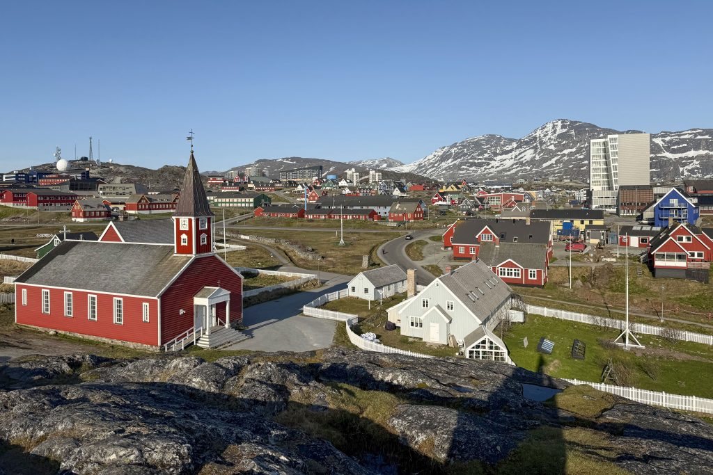 Panorama orașului Nuuk, Groenlanda