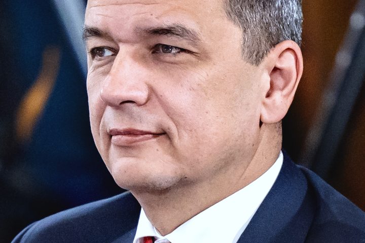 Minister of Transport and Infrastructure Sorin Grindeanu on the 23rd of November 2023 during a Government meeting