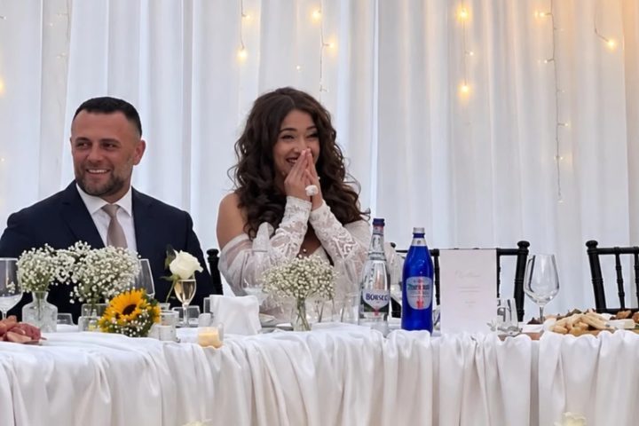 Carmen Chindriș și Livius Lauruc la nunta din Bârsana