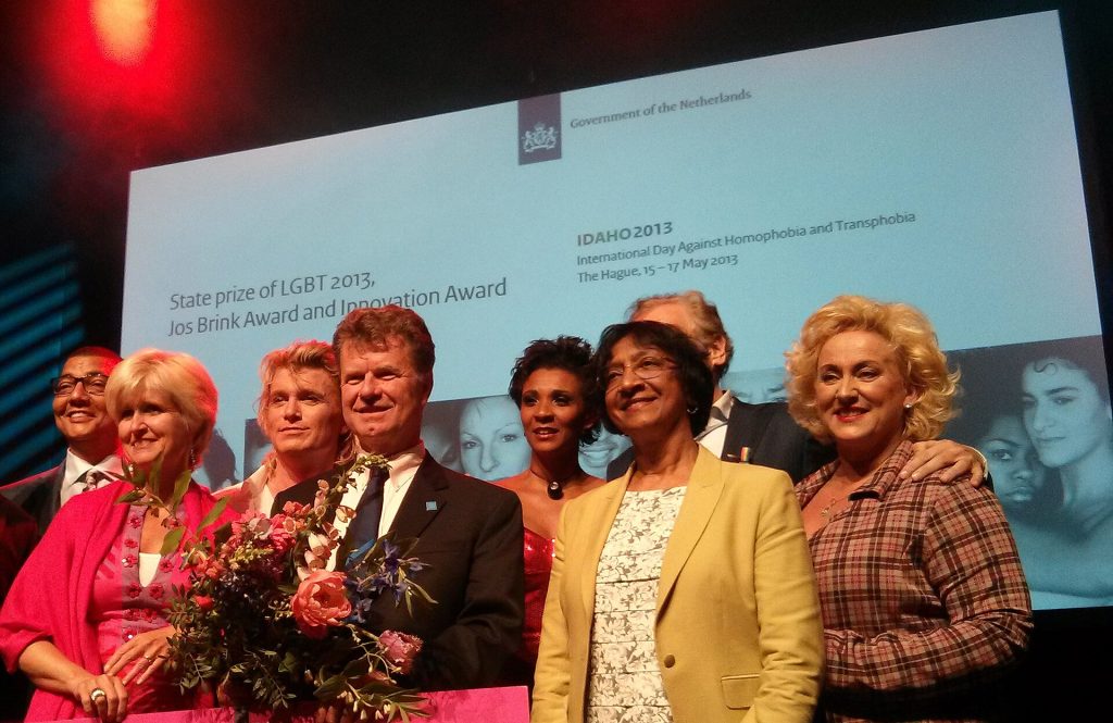 Boris Dittrich, advocacy director for the Lesbian, Gay, Bisexual, and Transgender Rights Program at Human Rights Watch, at the reception for the Jos Brink Award