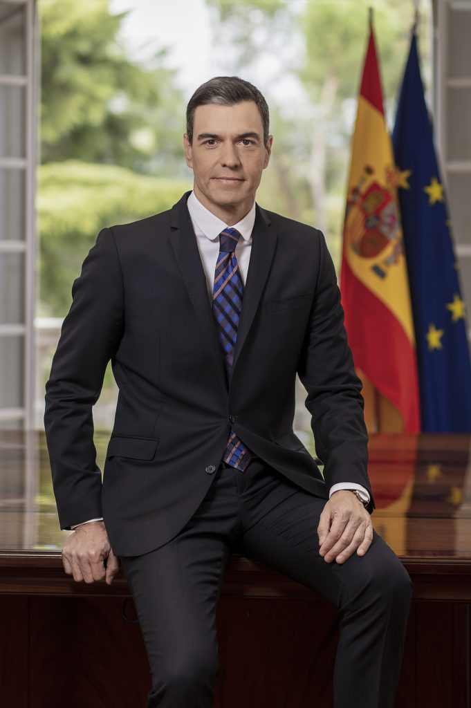 Foto oficial del presidente del Gobierno, Pedro Sánchez. 2023.