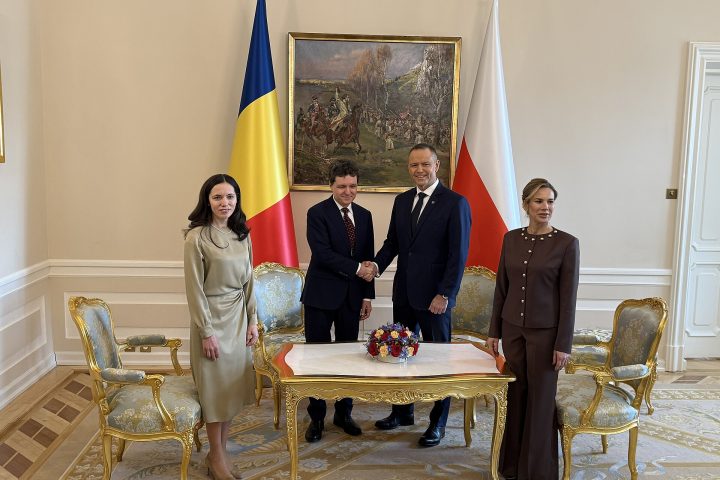 Spotkanie Par Prezydenckich: Karola Nawrockiego i Marty Nawrockiej oraz Nicușor Dan i Mirabela Grădinaru, Warszawa 2026-03-05