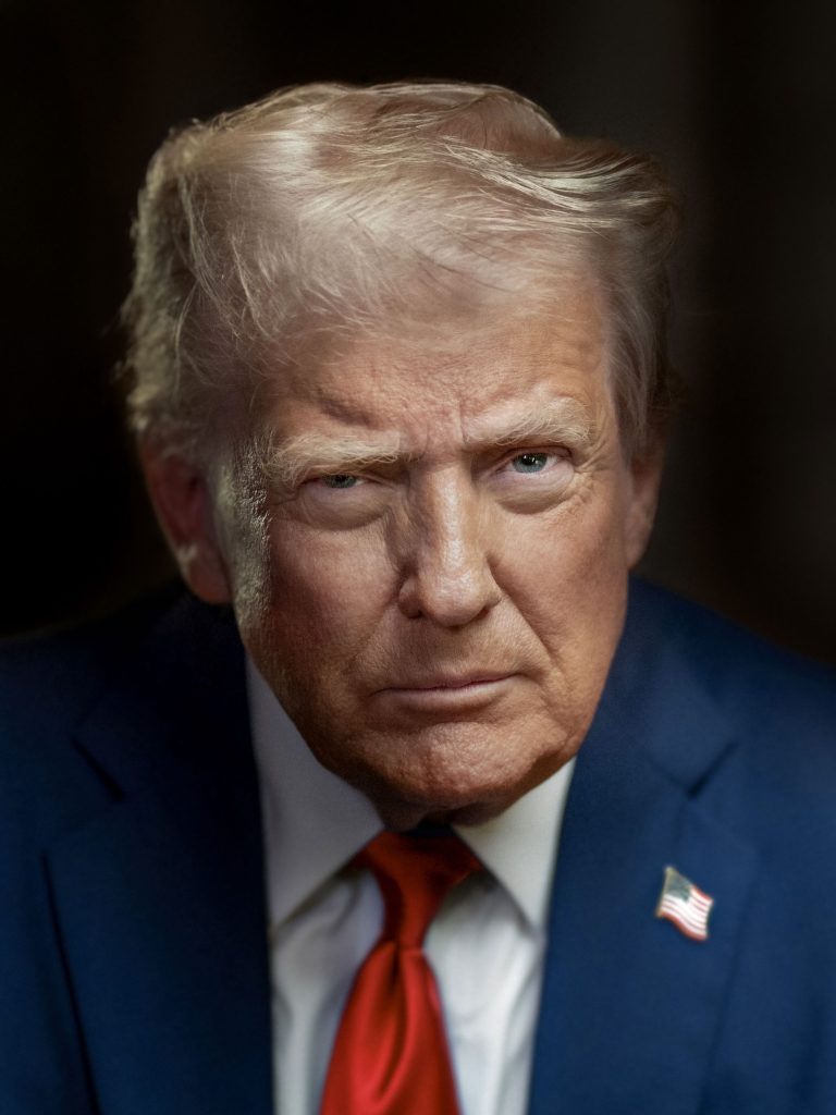 Official Presidential Portrait of President Donald J. Trump in his second term