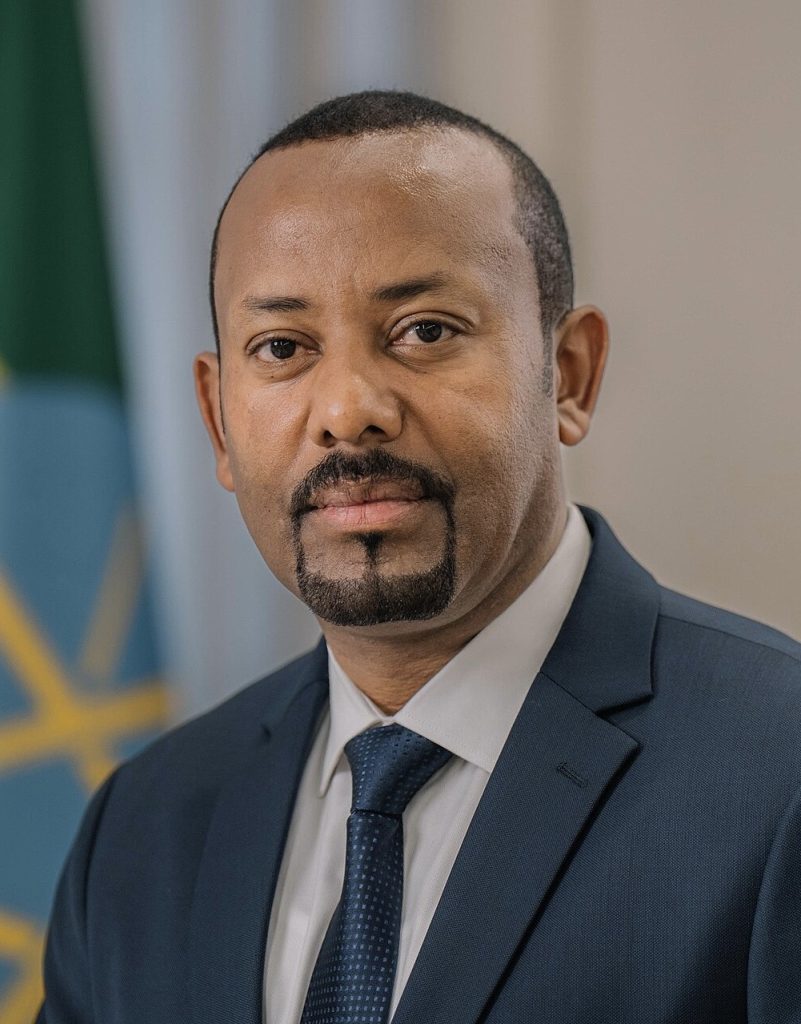 Official portrait of Ethiopian Prime Minister Abiy Ahmed, 2025