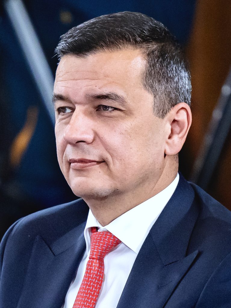 Minister of Transport and Infrastructure Sorin Grindeanu on the 23rd of November 2023 during a Government meeting